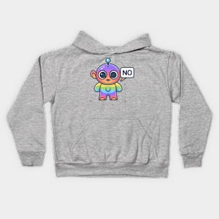 Cosmic Consent - The Assertive Little Alien Kids Hoodie